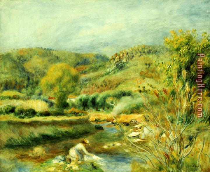 Pierre Auguste Renoir The Washerwoman